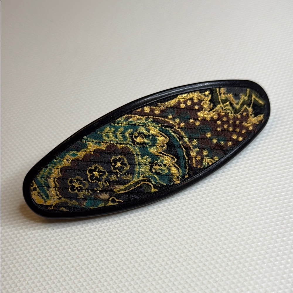 Paisley Hair Clip